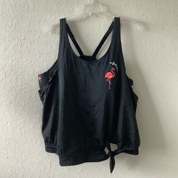 Flamingo Bandeau tankini - Picture 1 of 8